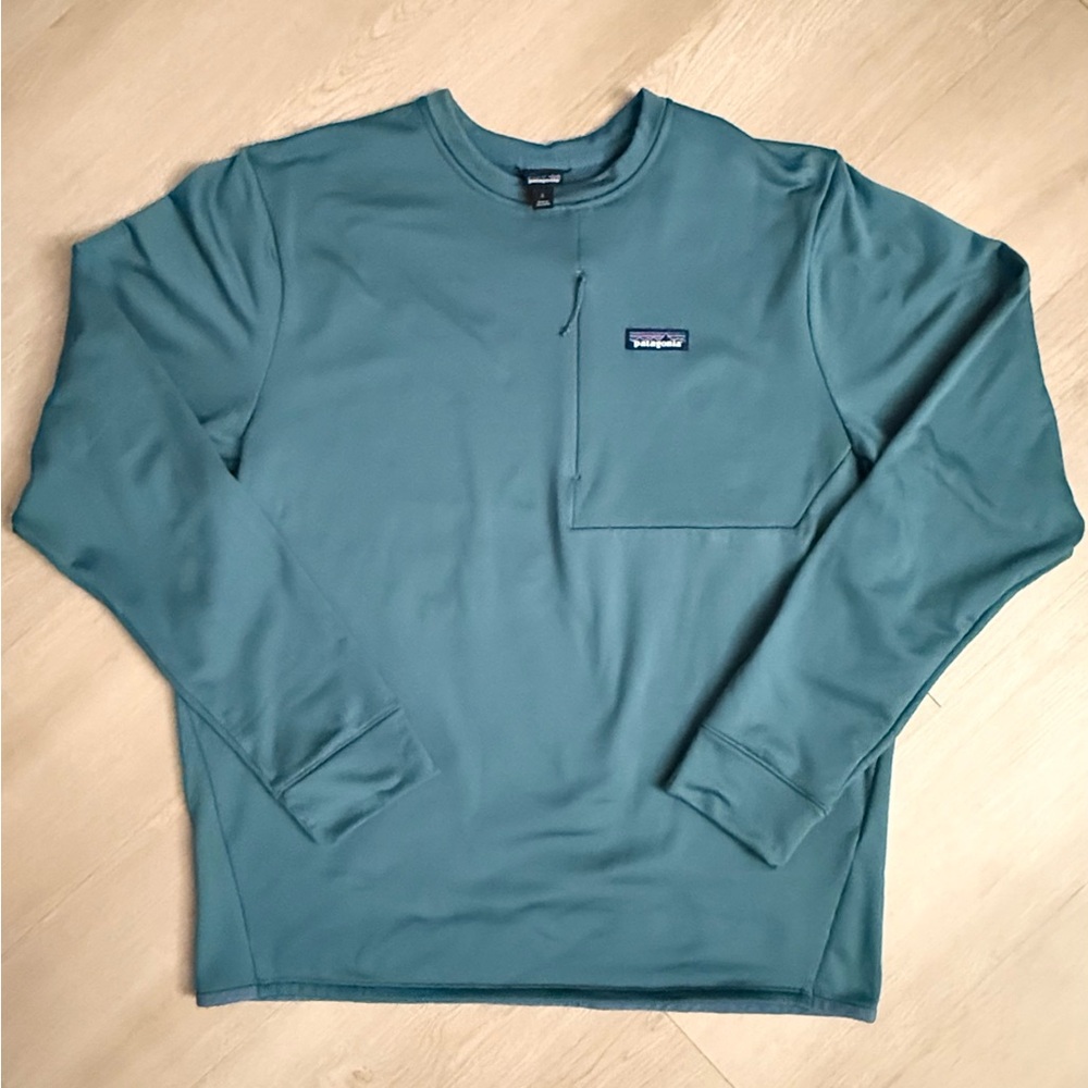 Patagonia R1 Thermal Crew Fleece L Wetland Blue